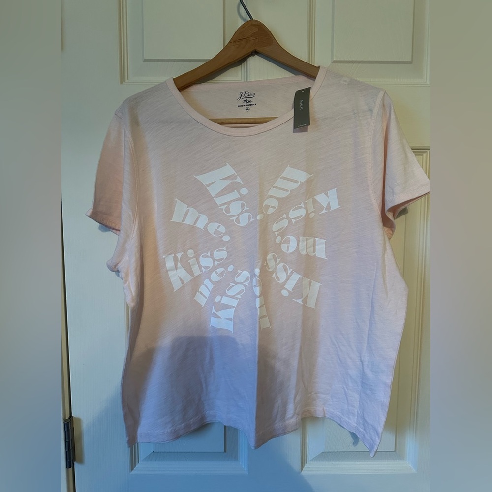 NWT Jcrew “kiss me” shirt.